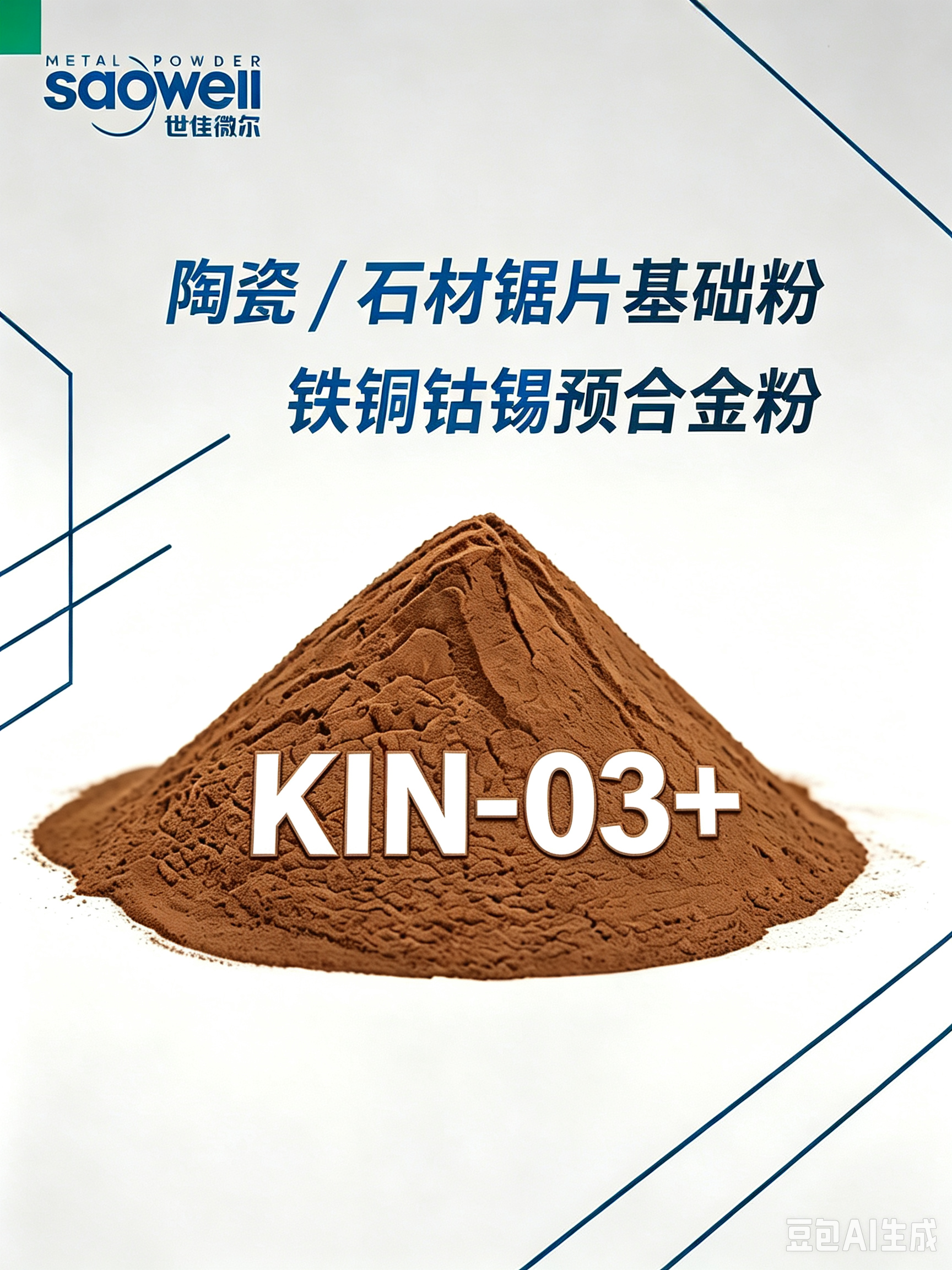 陶瓷石材锯片用合金粉