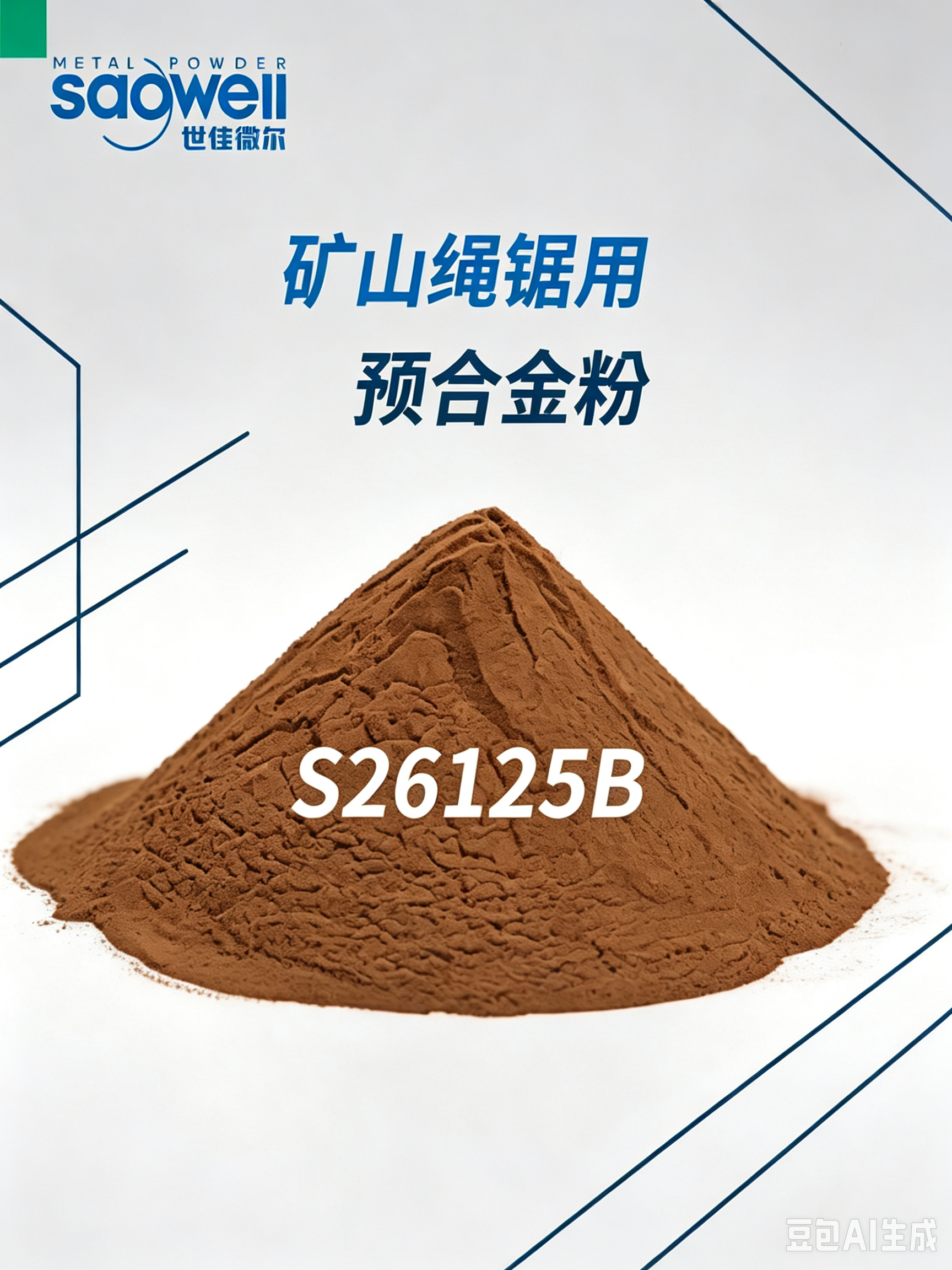 矿山绳锯用合金粉